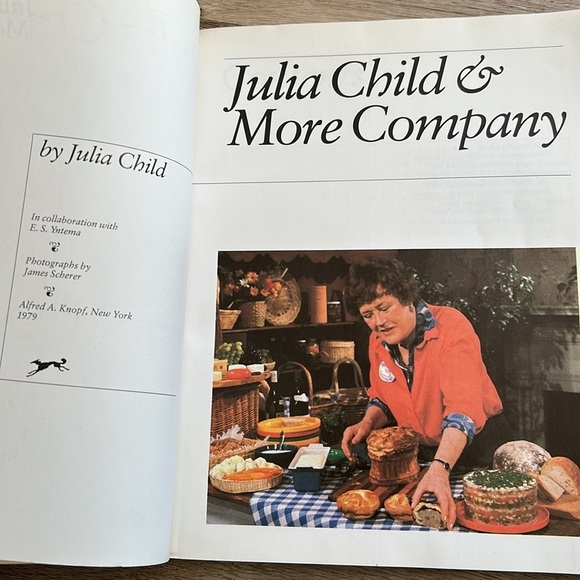 Vintage Julia Child & More Company Menu Classical Cookbook Entertaining 70s 1979 - Picture 5 of 12